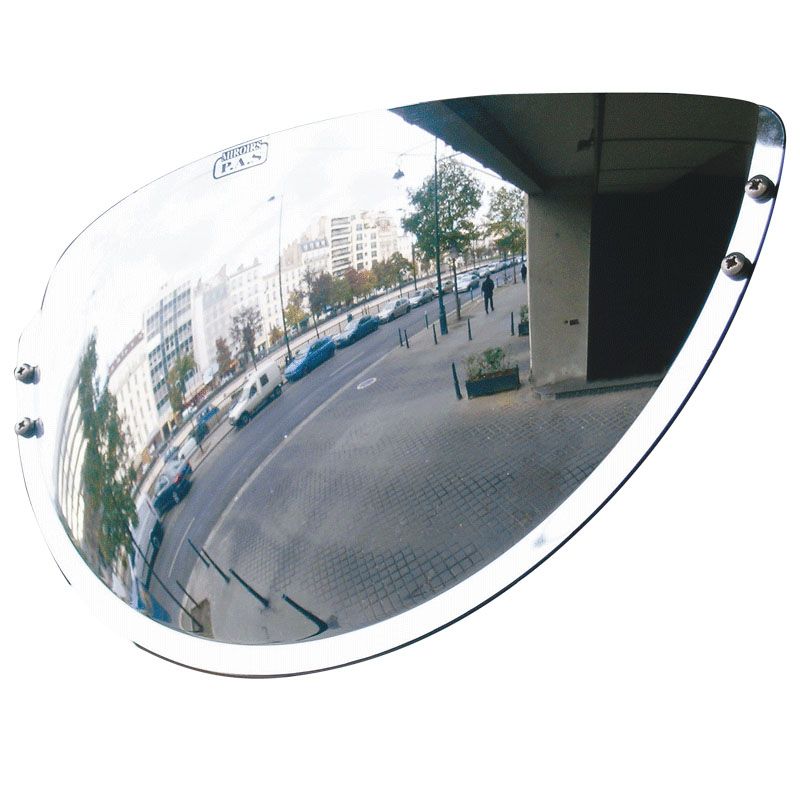 Miroir convexe 30cm PC En plein air Parking Rue Coin Grand angle S