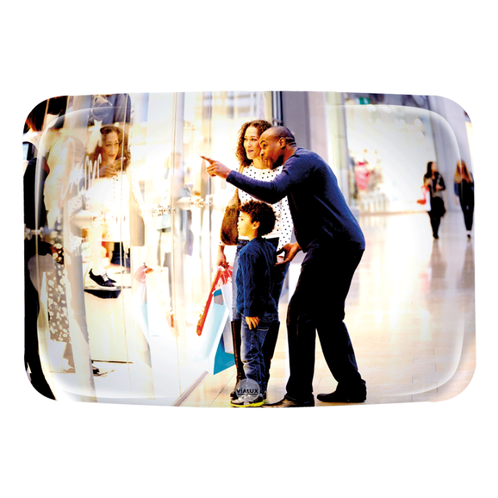Miroir de surveillance magasin - Fixation flexible