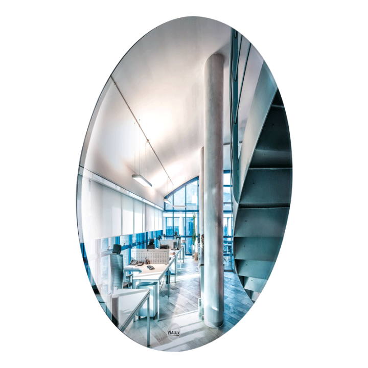Miroir de surveillance magasin - Fixation flexible