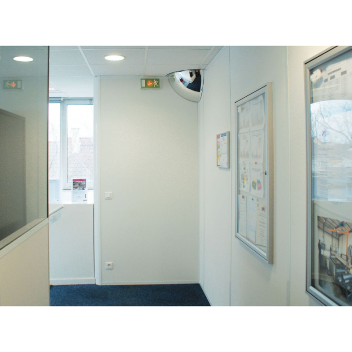 Miroir d'angle panoramique - 1/8 de sphère