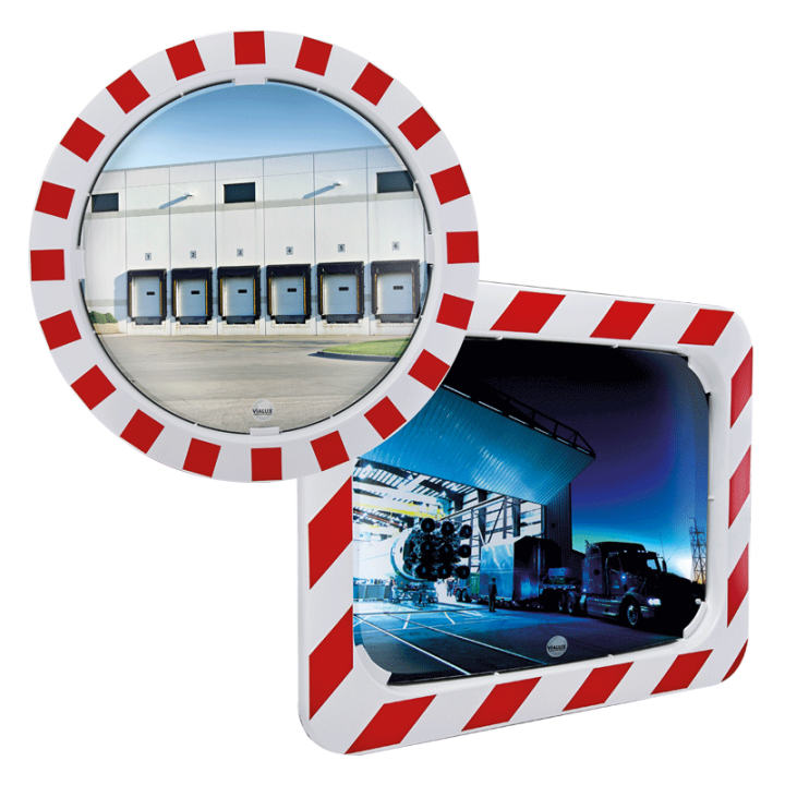 Miroir de sécurité industriel en P.A.S.