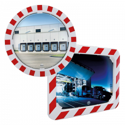 Miroir de sécurité industriel en Inox