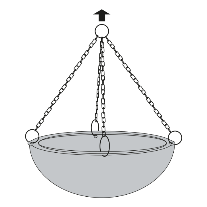Miroir industriel demi-sphère à suspendre