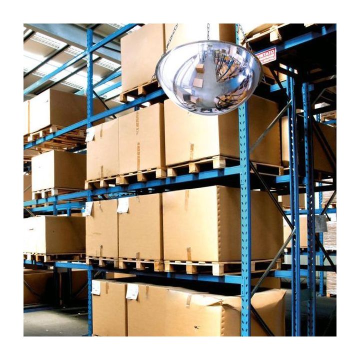 Miroir industriel demi-sphère à suspendre