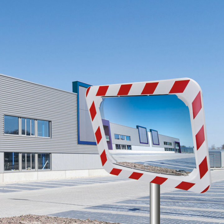 Miroir de sécurité industriel en P.A.S.