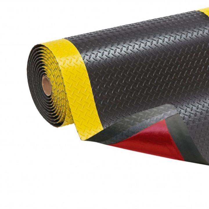Tapis antifatigue industriel surface tôle diamant | CUSHION TRAX