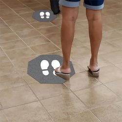 Tapis type panneau d'arrêt...