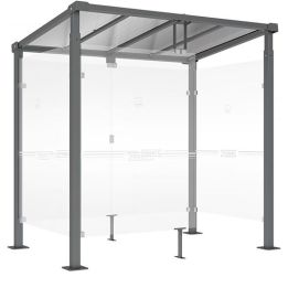 Abri fumeurs classique | Design Milan