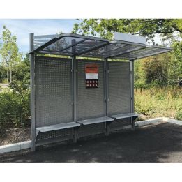 Abri bus anti-vandalisme
