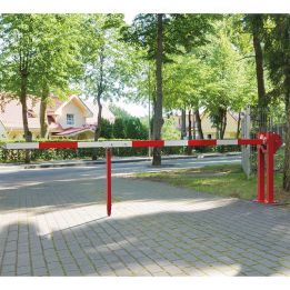 Barrière de parking levante à vérin