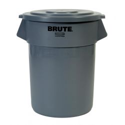 Collecteur Brute 208 L gris.