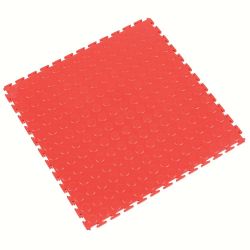 Dalle modulable antidérapante en PVC à surface pastillée - Revêtements  de sol antidérapants TOUGH-LOCK - Rouge