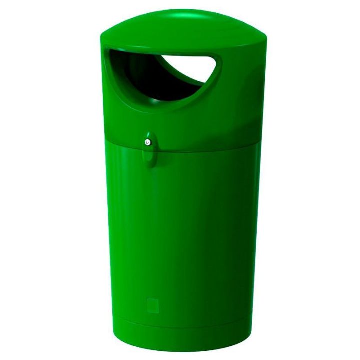 Poubelle Hooded 100 L vert foncé.