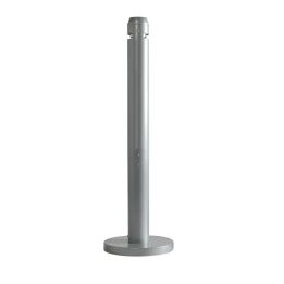 Cendrier poteau Smoker's Pole argent.