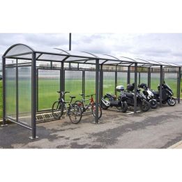 abri vélos toiture voute
