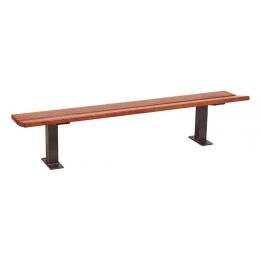 Banquette Pagode gris procity, finition chêne clair