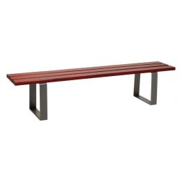 Banquette Riga acajou gris procity