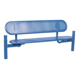 Banc Estoril bleu RAL 5010 pommeaux City