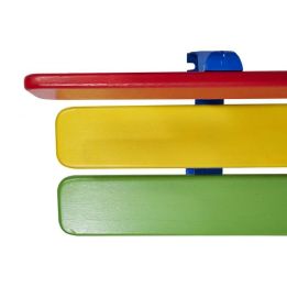 Banc Mora junior multicolore pour enfants de maternelle