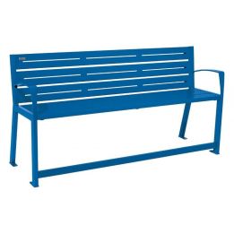 Banc public ® spécial sénior bleu RAL 5010