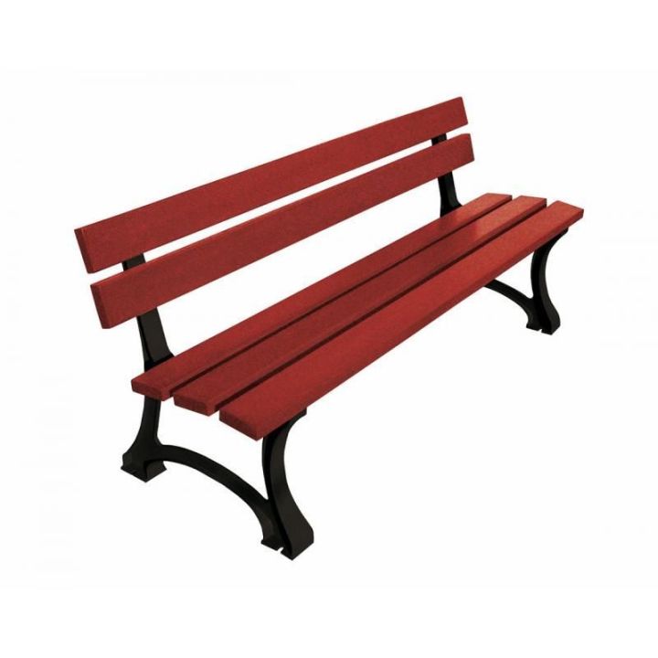Banc Mora bois résineux acajou