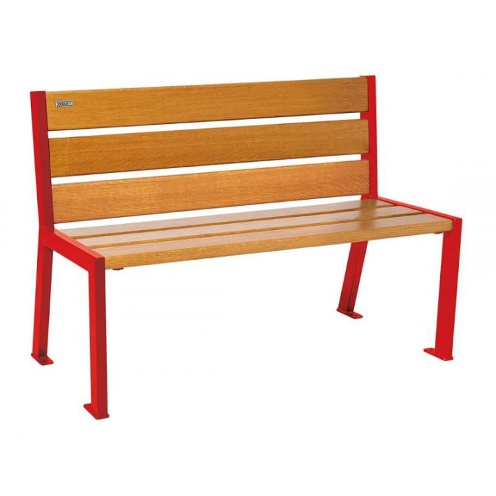 Rouge RAL 3020 - Chêne clair - 1200 mm