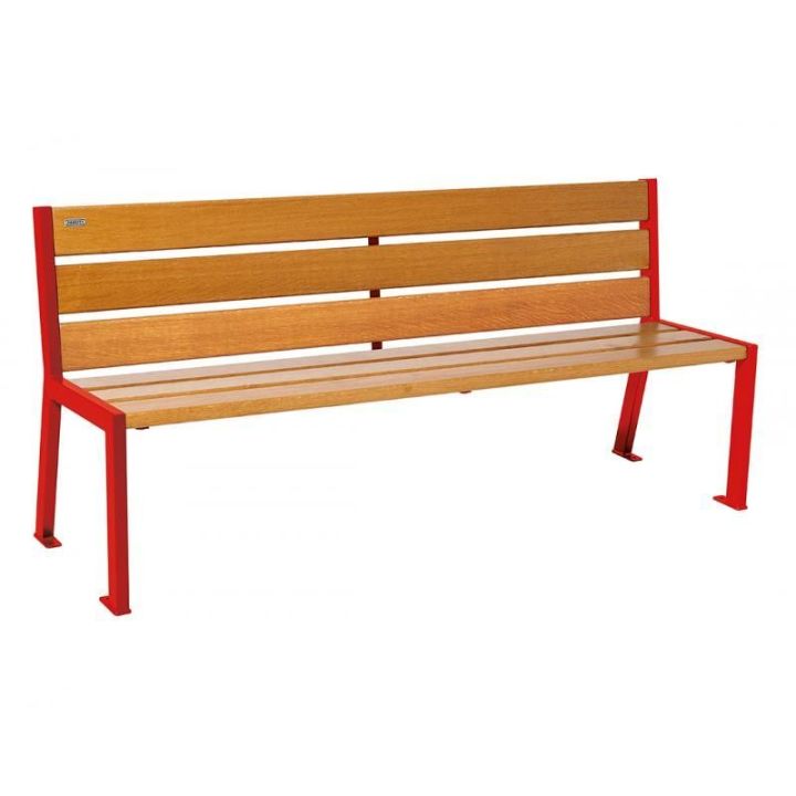 Rouge RAL 3020 - Chêne clair - 1800 mm