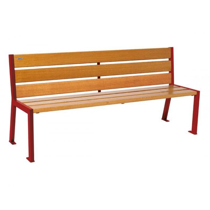 Rouge RAL 3004 - Chêne clair - 1800 mm