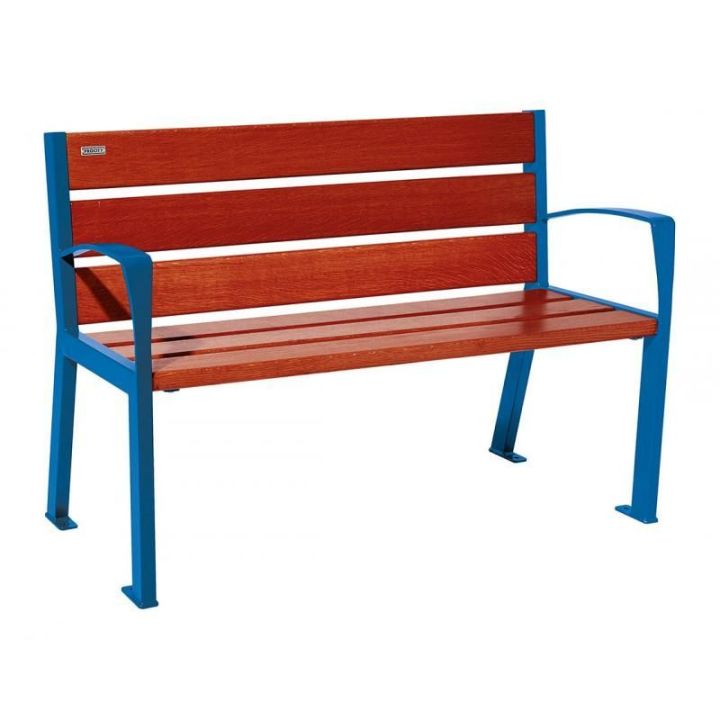 Bleu RAL 5010 - Acajou - 1200 mm