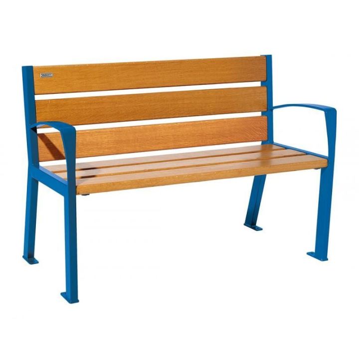 Bleu RAL 5010 - Chêne clair - 1200 mm