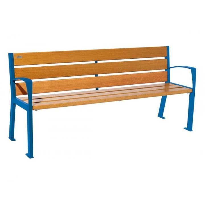 Bleu RAL 5010 - Chêne clair - 1800 mm