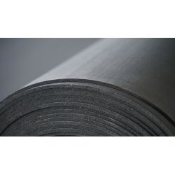 Rouleau de sol multisports noir, épaisseur 4 / 6 / 8 mm