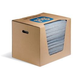 Feuilles-tapis absorbantes avec carton distributeur