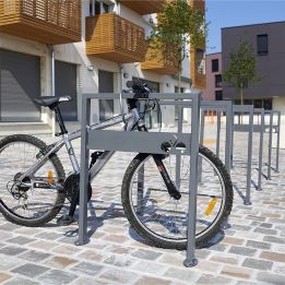 Arceau vélos MILAN avec signalétique