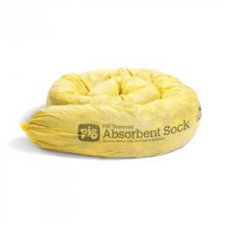 Boudin absorbant anti-moisissure PIG® jaune haute visibilité