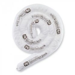 Boudin absorbant antistatique hydrophobe pour huiles et solvants 8 cm x 3 m