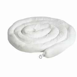 Barrage flottant absorbant pour huiles et hydrocarbures