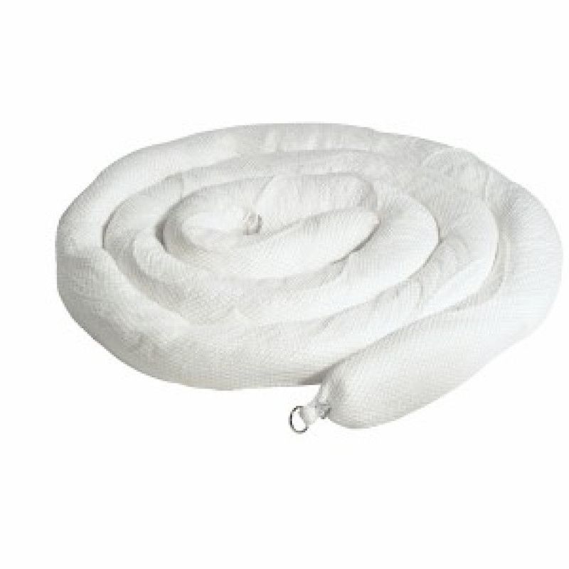 Barrage flottant absorbant pour huiles et hydrocarbures