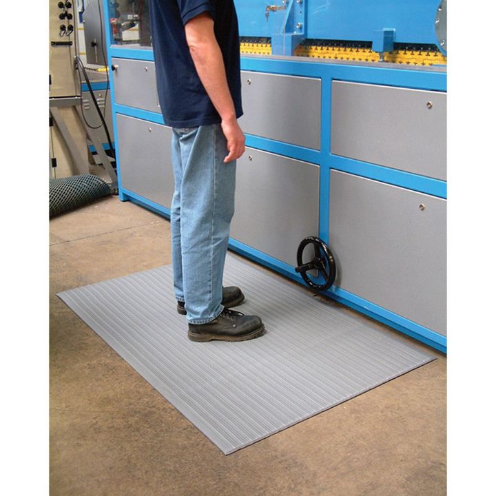 Tapis anti fatigue à surface striée, ( modèle tapis anti fatigue ORTHOMAT RIBBED)
