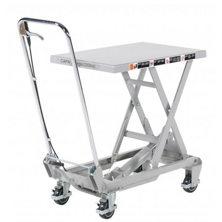 Table élévatrice en aluminium 100 kg
