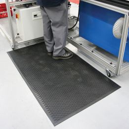 Tapis antidérapant à surface crampons dans notre gamme de Tapis antidérapants COBA SCRAPE INDUSTRY