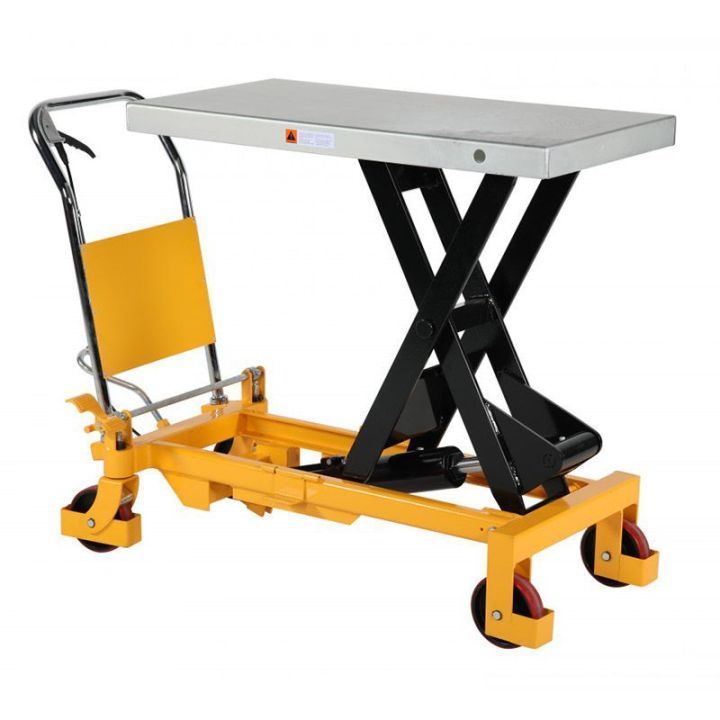 Table élévatrice manuelle simple ciseaux | Tables élévatrices