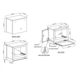 Armoire informatique pour écran plat | Mobilier d'atelier