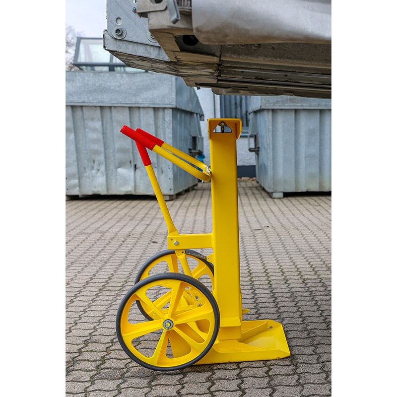 Cric De Remorque 1 Tonne - Support Stationnement Voiture - Hauteur Max 26 Cm