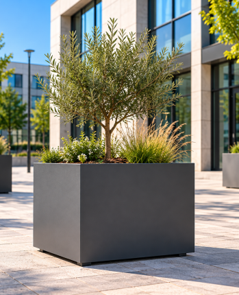 Bacs à palmier et jardinières