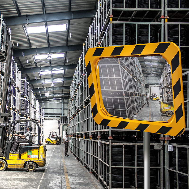 Miroir industrie et logistique