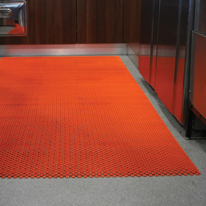 Tapis antidérapant en PVC Diamond Grid pour cuisine professionnelle