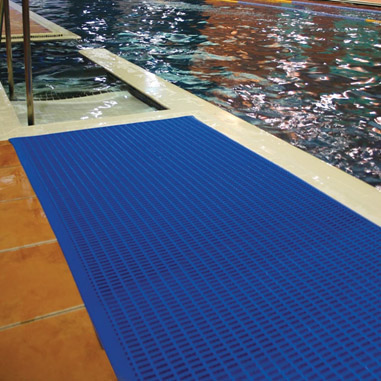 Caillebotis antidérapant en PVC Leisure Mat pour piscine