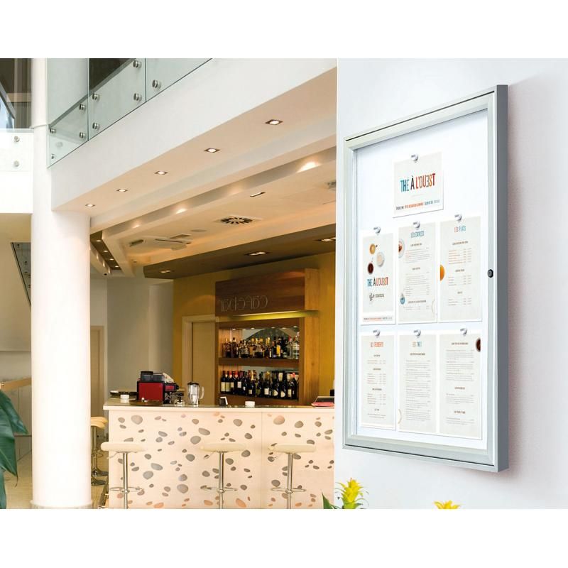 Vitrine d'affichage intérieur