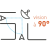 Vision 90° - 2 Directions.
